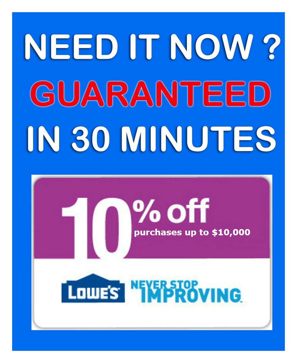 Printable Lowes Coupon 20% Off &amp;amp;10 Off Codes December 2016 - Free Printable Lowes Coupon 2014