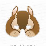 Printable Mask Halloween Animal Mask Chipmunk Mask Alvin | Etsy   Free Printable Chipmunk Mask