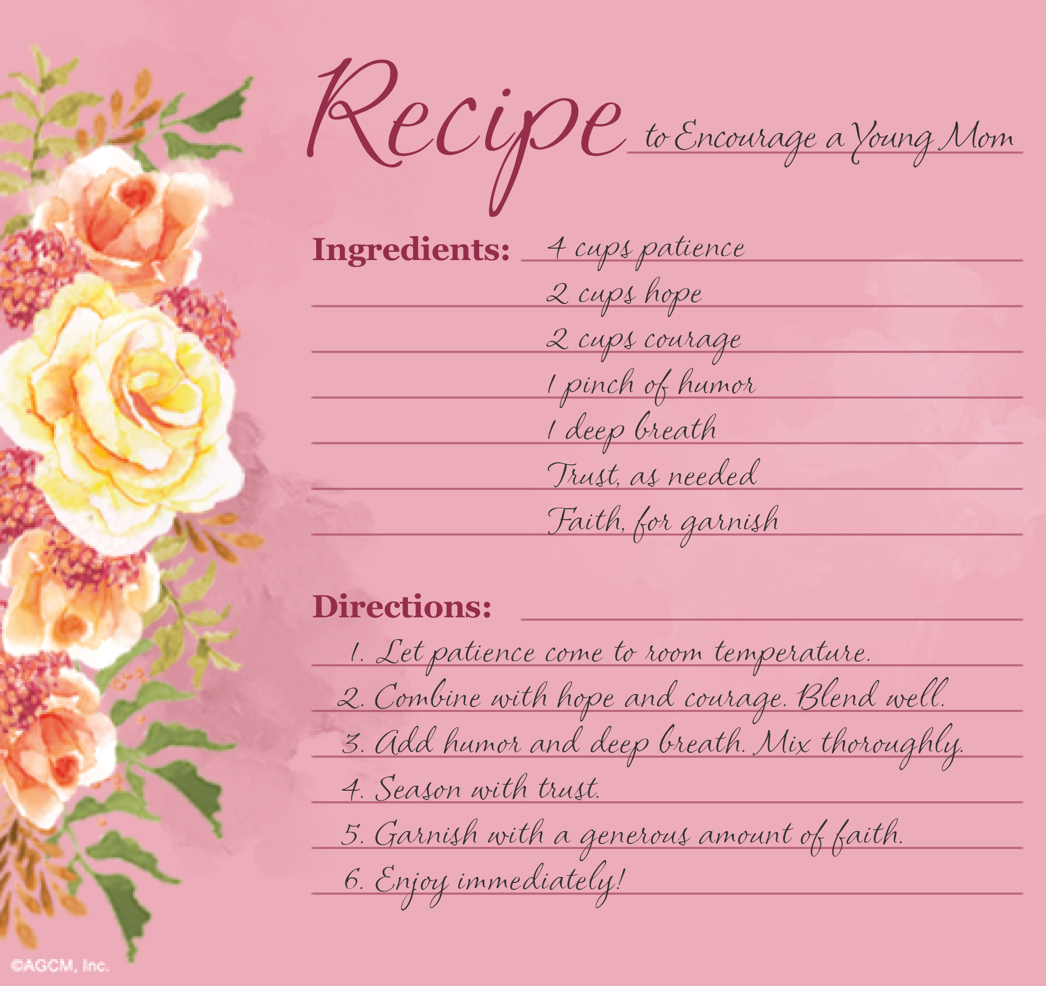 Printable Mother&amp;#039;s Day Recipe Poems - Blue Mountain Blog - Free Printable Mothers Day Cards Blue Mountain