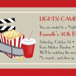Printable Movie Ticket Invitations Free For You Invitation Templates   Free Printable Movie Ticket Birthday Party Invitations