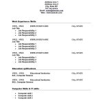 Printable Resume Templates Word Free Guide Free Printable Resume For   Free Printable Resume Templates Microsoft Word