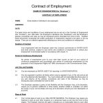Printable Sample Employment Contract Sample Form | Laywers Template   Free Printable Employment Contracts