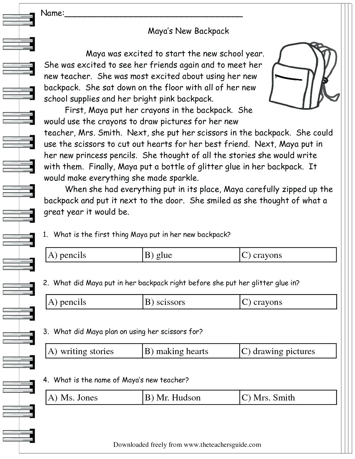 Printable Short Stories For 3Rd Grade Printable The Story Of - Free Printable Short Stories For Grade 3