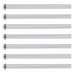Printable Staff Paper Fresh Free Music Staff Paper For Bass Clef   Free Printable Staff Paper