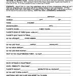 Printable+Secret+Santa+Questionnaire+Template | Misc | Secret Santa   Free Printable Secret Pal Forms