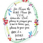 Pure Joy Creative: Jeremiah 29:11 Free Printable   Jeremiah 29 11 Free Printable
