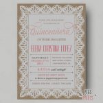 Quinceanera Invitation Templates Free Printable Quinceanera Within   Free Printable Quinceanera Invitations