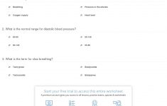 Free Printable Vital Sign Sheets