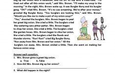 Reading Worksheets | Third Grade Reading Worksheets - Free Printable 3Rd Grade Reading Worksheets