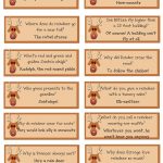 Reindeer Riddles: Free Printable | A List Maker's Life   Free Printable Riddles
