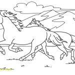 Running Horse Coloring Pages | Scagraduatecouncil   Free Printable Horse Coloring Pages