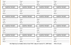 Sample Tickets Template Free Printable Blank Tickets Templates - Free Printable Raffle Tickets