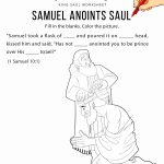 Samuel Anoints Saul Bible Worksheet And Coloring Page. Printable   Free Printable Children's Bible Lessons Worksheets Samuel Anoints Saul Bible Worksheet And Coloring Page. Printable   Free Printable Children's Bible Lessons Worksheets