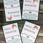 Santa's Magic Reindeer Food With Free Printable Bag Topper & Poem   Reindeer Food Poem Free Printable