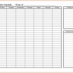 Schedule Template Free Printable | Printable Schedule Template   Free Printable Schedule