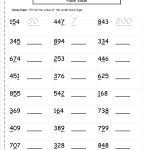 Second Grade Place Value Worksheets   Free Printable Place Value Worksheets