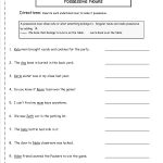 Second Grade Possessive Nouns Worksheets   Free Printable Possessive Nouns Worksheets