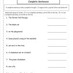 Second Grade Sentences Worksheets, Ccss 2.l.1.f Worksheets.   Free Printable Sentence Correction Worksheets
