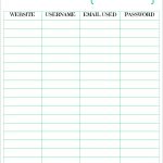 Secret Password Keeper Free Printable | Planners | Password Keeper   Free Printable Password Keeper