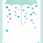 Shower With Love   Free Printable Baby Shower Invitation Template   Free Printable Baby Registry Cards