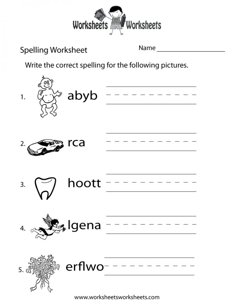 Spelling Test Worksheet Free - Spelling Test Worksheet Free Printable Educational Worksheet Free Printable Spelling Worksheets 768x994 