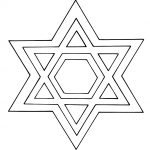 Star Of David Coloring Page   Star Of David Template Free Printable Star Of David Coloring Page   Star Of David Template Free Printable