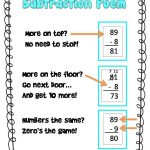 Subtraction Poem Freebie | Fun In Room 4B   Free Printable Poetry Posters