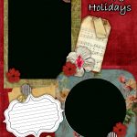 Sweetly Scrapped: Free Printable 8.5 X 11 Scrapbook Template Layout   Free Printable Scrapbook Templates