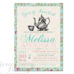 Tea Party Invitation Templates To Print | Free Printable Tea Party   Free Printable Kitchen Tea Invitation Templates