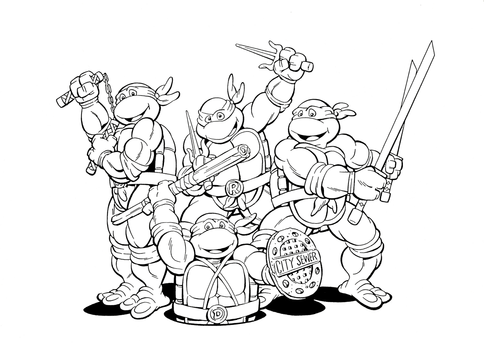 Teenage Mutant Ninja Turtles Coloring Pages - Teenage Mutant Ninja Turtles Free Printable Mask