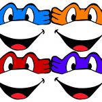 Teenage Mutant Ninja Turtles (Tmnt) Mask / Face Free Printable For   Teenage Mutant Ninja Turtles Free Printable Mask