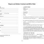Template: Free Printable Manufactured Mobile Home Bill Of Sale   Free Printable Mobile Home Bill Of Sale