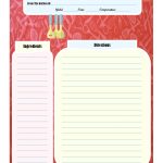 Template: Free Printable Recipe Template. Recipe Template   Free Printable Recipe Templates