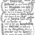The Lord's Prayer For Children Printable | The Lord S Prayer   Free Printable Lord's Prayer Coloring Pages