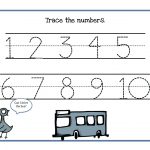 Tracing Numbers 1 10 Math Kindergarten Worksheets Numbers 1 Math 0   Free Printable Mirrored Numbers