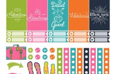 Travel Themed Printable Happy Planner Stickers-Free | Die Cut Crafts - Free Printable Travel Stickers