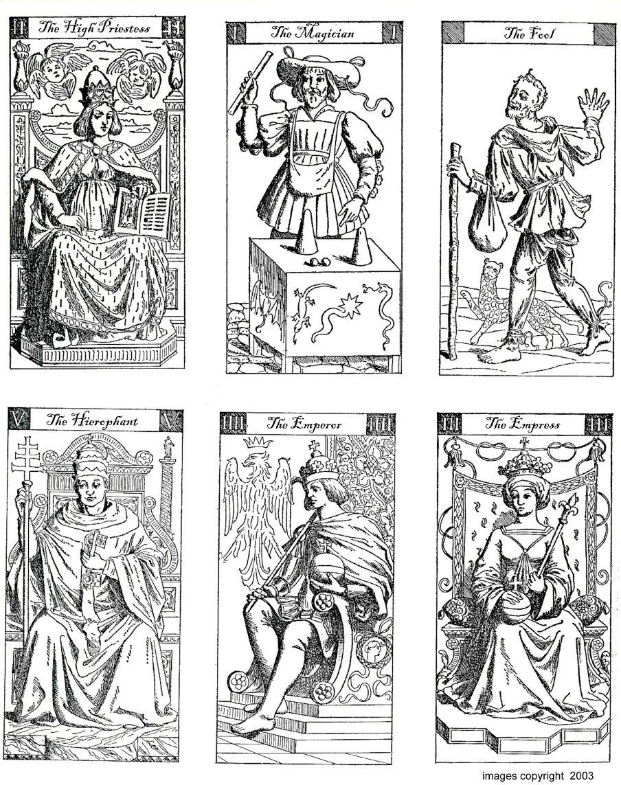 Vacchetta Tarot Deck - To Print And Colour | Digital Downlaod Sites - Free Printable Tarot Cards