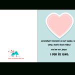Valentines Day Card For Husband Printable Free   Free Printable Romantic Birthday Cards