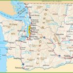 Washington State Hiway Map And Travel Information | Download Free   Free Printable Map Of Washington State