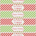 Water Bottle Printables For Christmas – Christmas Printables – Print   Christmas Water Bottle Labels Free Printable