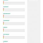 Weekly Meal Planner Printable   Free Printable Weekly Meal Planner