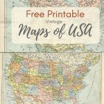 Wonderful Free Printable Vintage Maps To Download   Pillar Box Blue   Free Printable Vintage Pictures