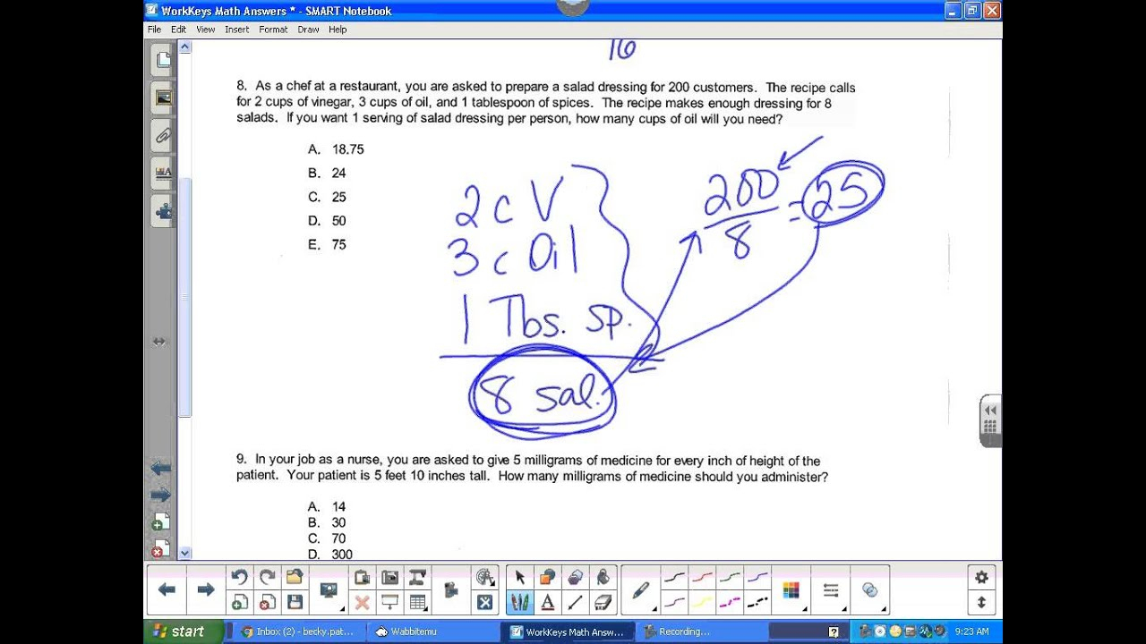 Workkeys Math Answers - Youtube - Tabe Practice Test Free Printable