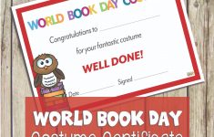 Best Costume Certificate Printable Free