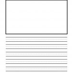 Writing Paper Printable For Children | Notebook Paper Templates   Elementary Lined Paper Printable Free