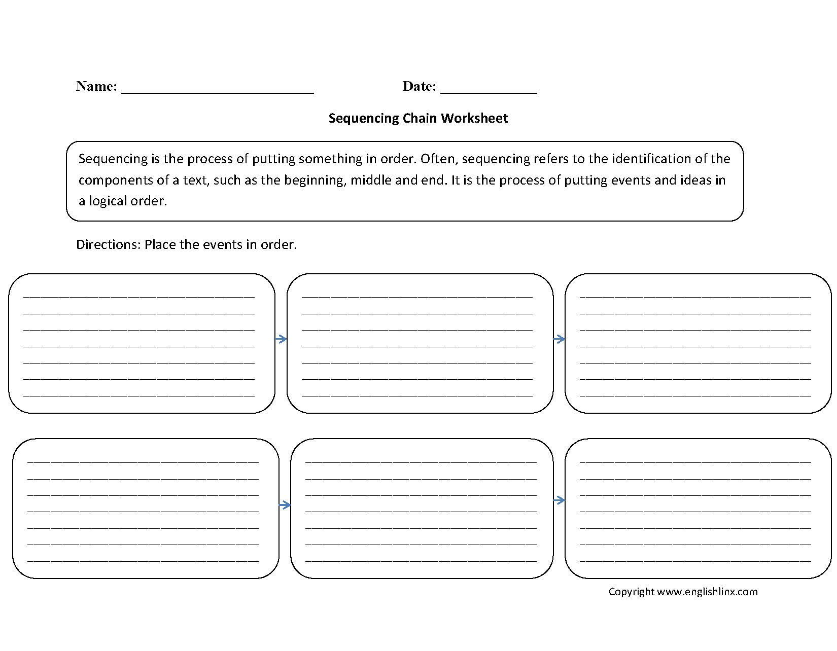 Writing Worksheets | Sequencing Worksheets - Free Printable Sequencing Worksheets 2Nd Grade