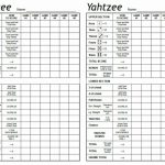 Yahtzee Score Sheets | Business Mentor | Free Printable Yahtzee   Free Printable Yahtzee Score Sheets