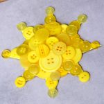 You Are My Sunshine" Button Nursery Art With Free Printable Template   Free Printable Button Templates