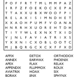 10 Free Printable Word Search Puzzles   Free Printable Adult Word Search Free Printables