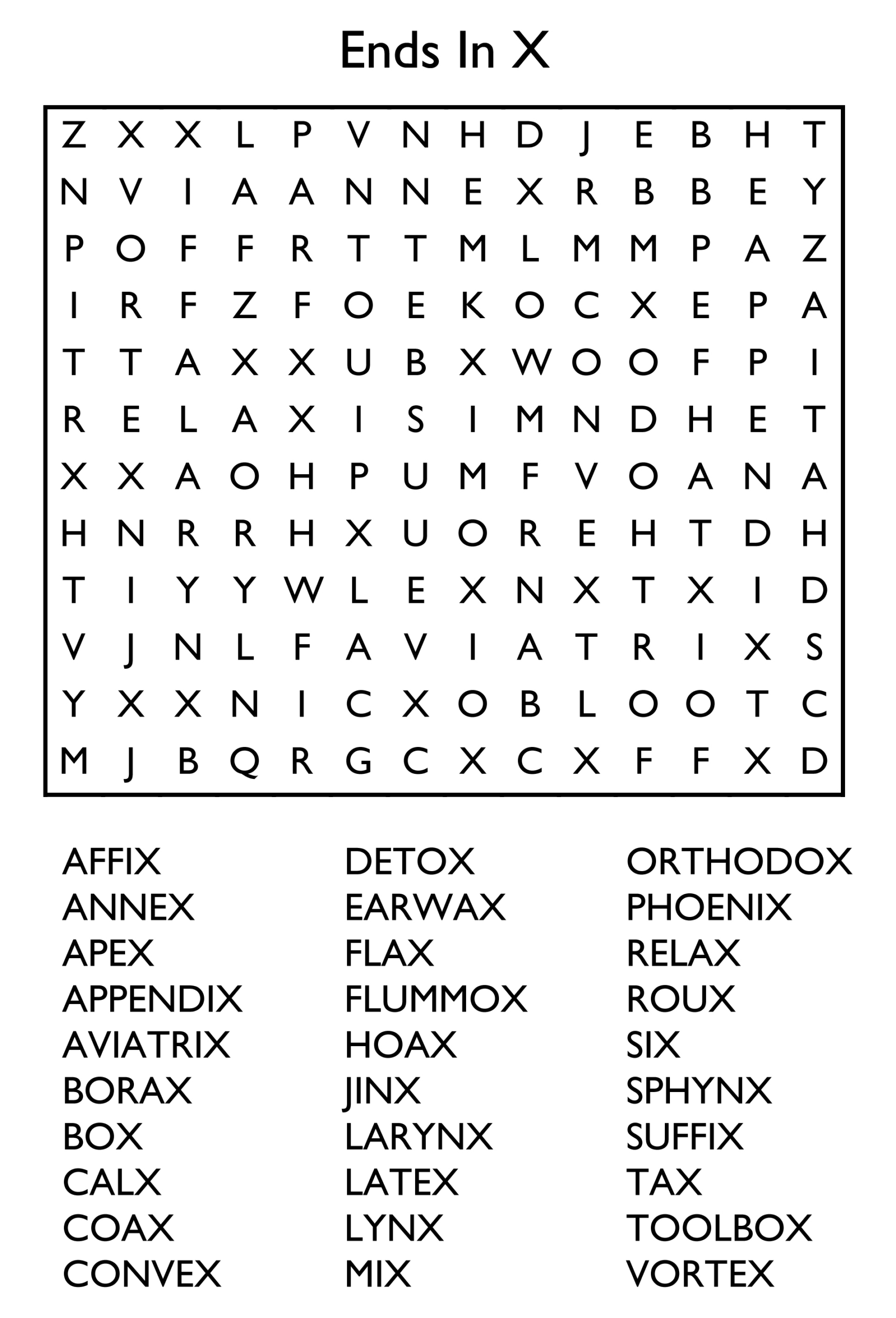 10 Free Printable Word Search Puzzles - Free Printable Adult Word Search Free Printables